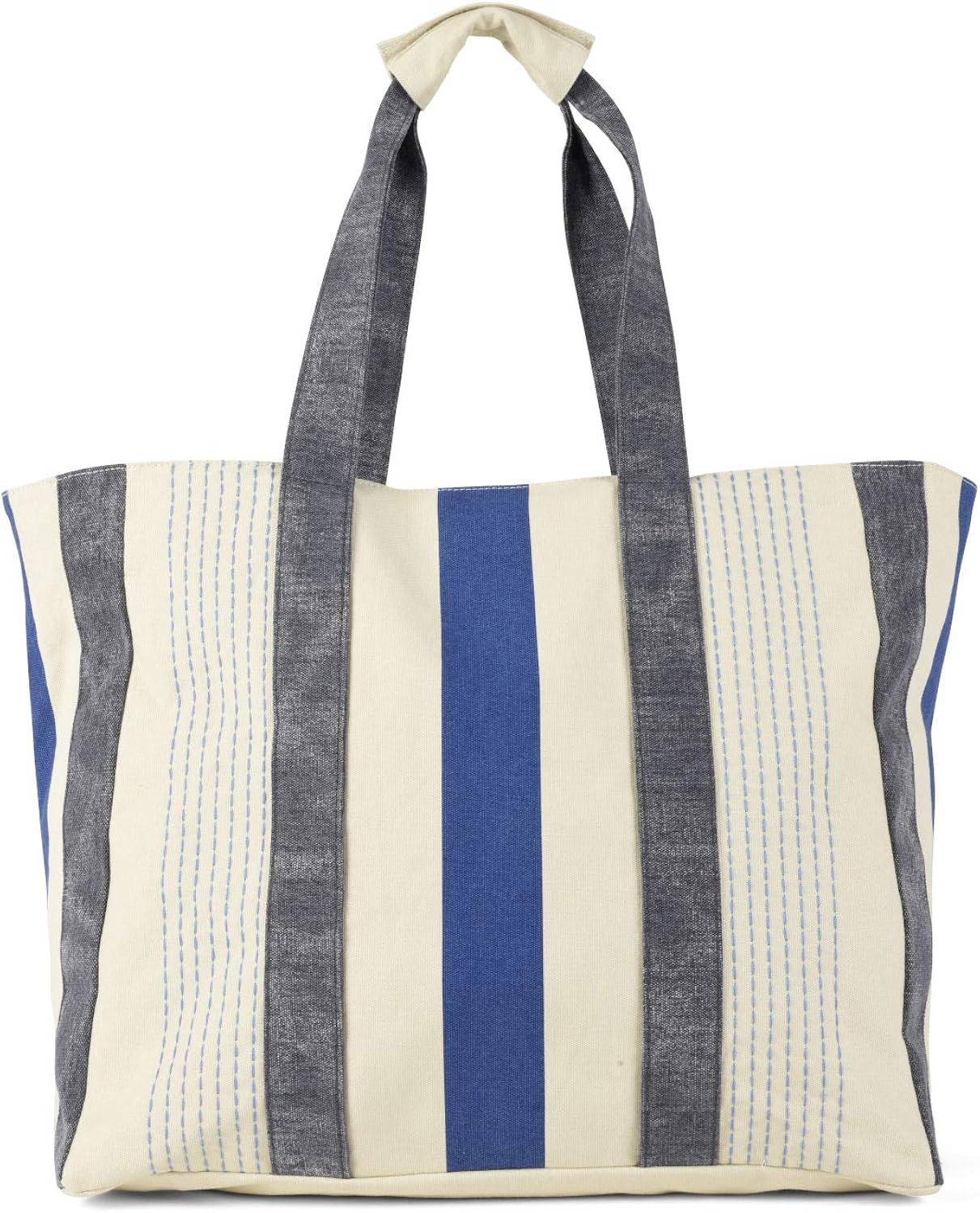 Strandtasche XXL Mit Reißverschluss – Große Canvas Shopper Für Strand, Sauna & Laptop | Damen & Herren