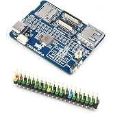 Waveshare Nano Base Board (A), Compatible with Raspberry Pi Compute Module 5, Base Board for CM5 Lite/eMMC, with Multiple Peripheral Interfaces