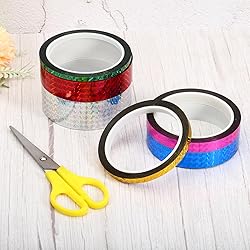 PATIKIL Prism Tape 0.8 Inch x 55 Yards, Holographic