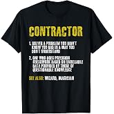 Construction Crew Funny Contractor Gift T-Shirt