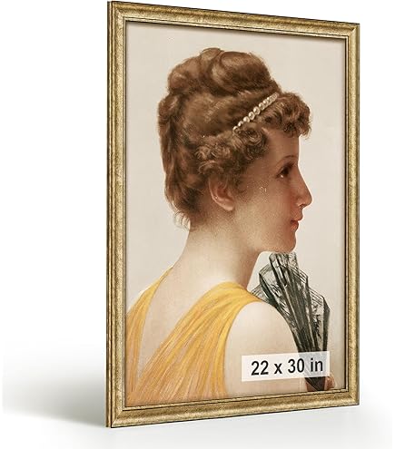 Amazon.com - Craig Frames 22x30 Picture Frame – Gold Ornate Style
