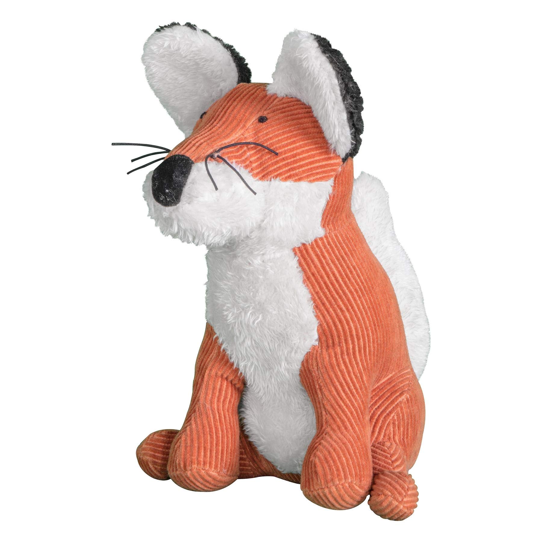 Gallery Direct Flynn Fox Doorstop Weighted Door Stopper Filled Heavy Ornament, Orange