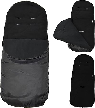 maclaren xt black footmuff