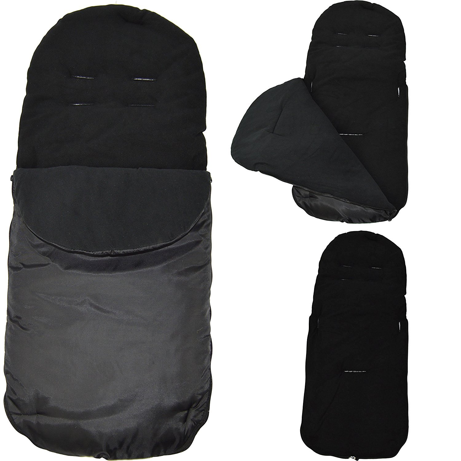 Footmuff/Cosy Toes Compatible with Maclaren Techno XT/Quest/XLR/Volo Black
