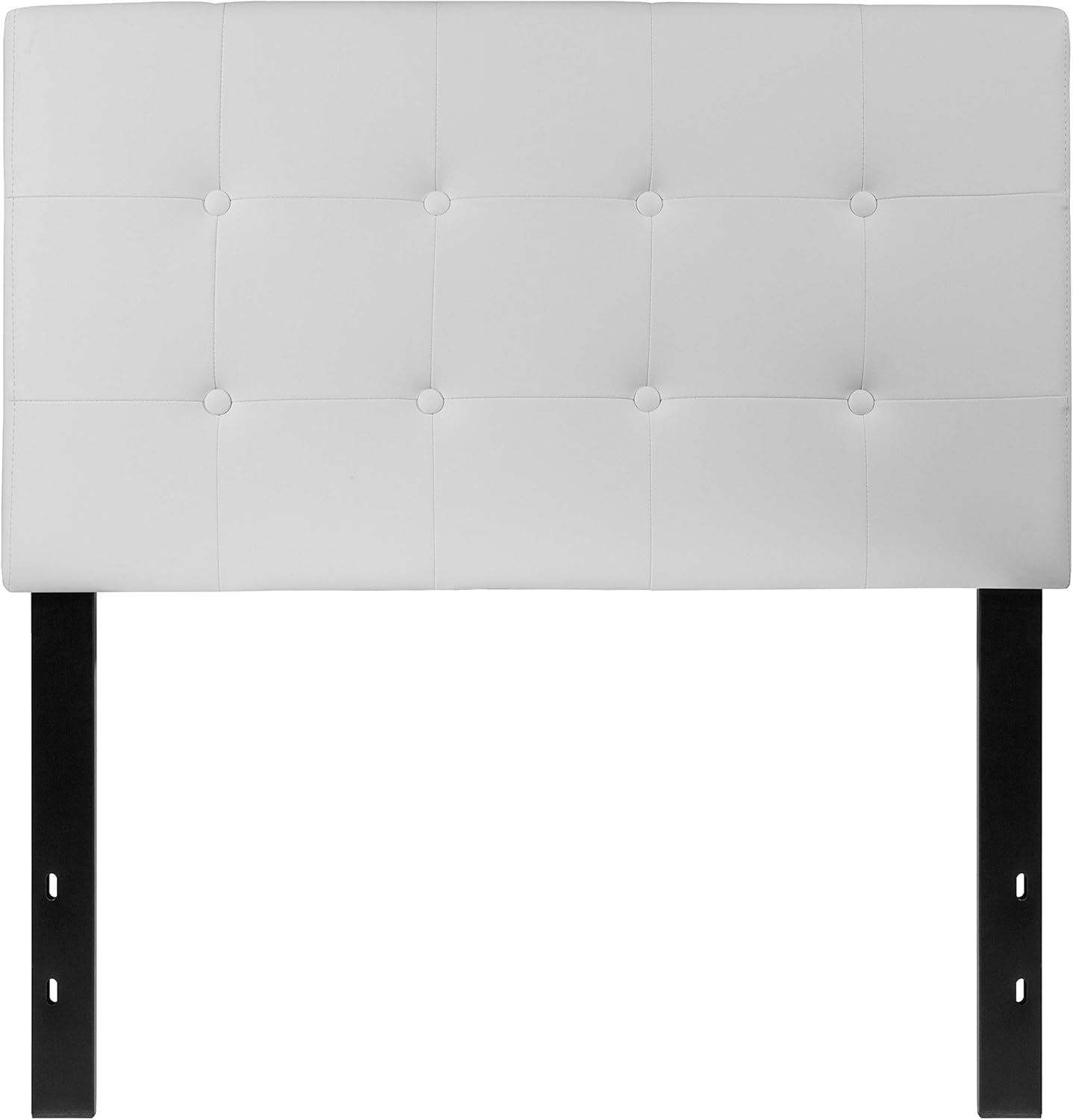 Best Twin White Headboard With Gold Beading For Kids