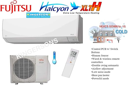 Amazon Com Fujitsu 3 4 Ton 9000 Btu Cooling Heating Ductless