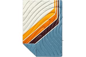 Rumpl The Original Puffy | Printed Outdoor Camping Blanket for Traveling, Picnics, Beach Trips, Concerts |52" x 75" | Easy Rider, 1-Person