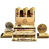 Raw Small Wooden Rolling Box | Raw Smokers Gift Set | Beautiful and Discreet Wooden Tobacco Box