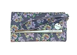 Steve Madden Women's Logobar Trifold Wristlet