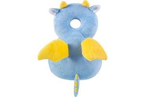 PandaEar Baby Head Protection Backpack, Adjustable Toddler Walking Head Protector Pad Safety Cushion (Blue)