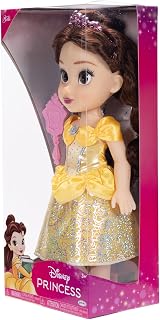 Disney Princess Belle Doll 14 Inch with Removable Dress Shoes Tiara Brush view 5