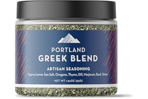 Portland Salt Co. Greek Spice Blend w/Sea Salt – Signature All-Purpose, Mediterranean Seasoning & Rub - Non-GMO, 1.94 Oz (Pack of 1)