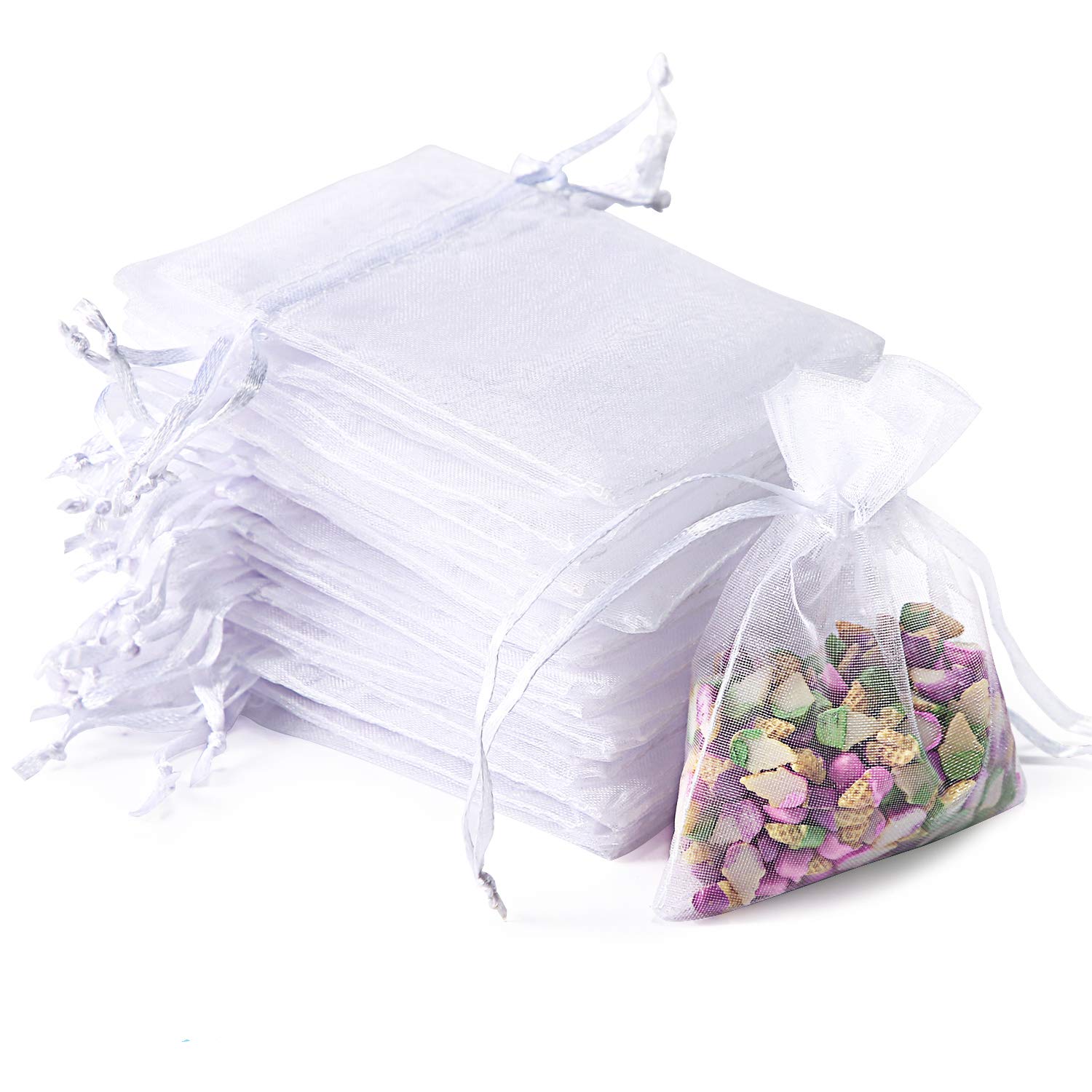 organza drawstring pouches