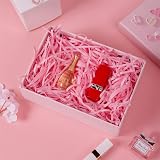 JeeMooTown 500g Pink Shredded Tissue Paper Gift Hampers Eco Friendly view 3