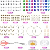 Moyofree 6380Pcs Clay Beads Kit 28 Colors Heishi Polymer Spacer Beads view 4