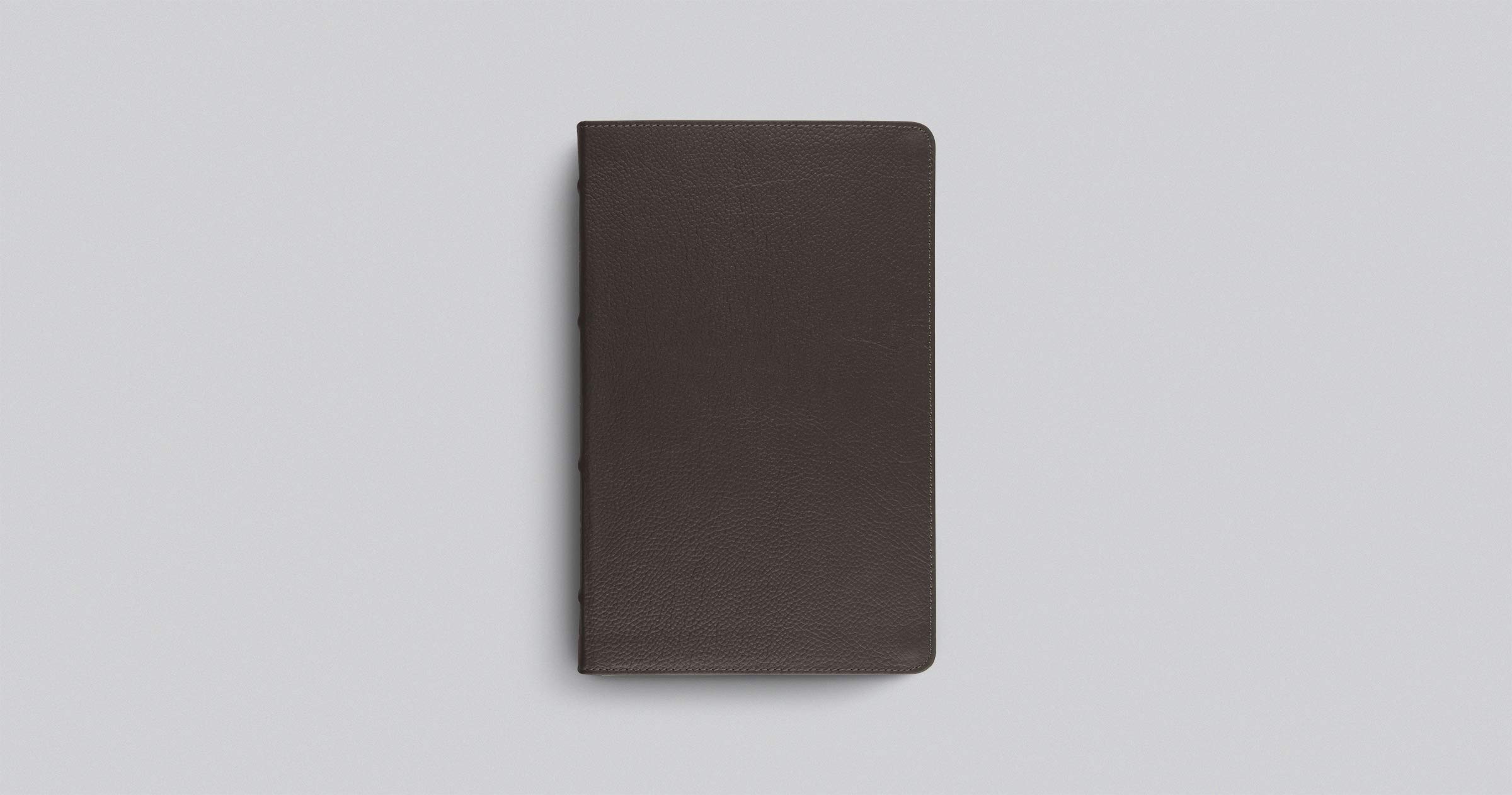 ESV Thinline Bible, Red Letter (Buffalo Leather, Deep Brown): Holy Bible, English Standard Version