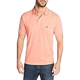 Nautica Men's Classic Fit Short Sleeve Dual Tipped Collar Polo Shirt