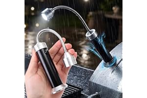 1pcs BBQ Grill Light Soft Tube Lighting Lamp Flexible Magnetic 360° Adjustable Super-Bright Base Outdoor Lighting,25 * 3.8cm