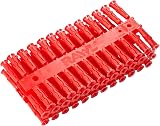 Rawlplug Uno Universal Wall Plugs 6mm Red Pack 96 Masonry Plasterboard Concrete view 3