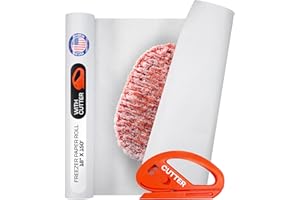 White Freezer Paper Roll 18" x 1800" (150 feet) with Cutter - USA-made Freezer Paper for Meat & Fish - Poly-Coated Food Wrapping Material for Freezing - Barrier Against Air & Moisture by IDL Packaging