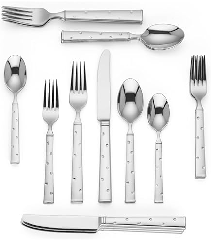 Amazon.com | Kate Spade 820862 Magnolia Drive 5-Piece Flatware Set