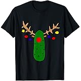SmileteesXMASFunny Pickle Reindeer Christmas T-shirt