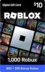Roblox Digital Gift Card - 1,000 Robux [Includes
