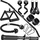 Kinglotus Cable Machine for Home Gym,Triceps Press Down Cable Machine attachments,LAT Pull Down attachments,Triceps Pull Down attachments,Fitness Equipment Cable Accessories