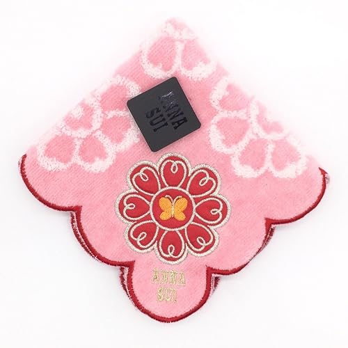Amazon Co Jp Anna Sui アナスイ 花 蝶 タオルハンカチ ハンドタオル
