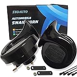 SYOAUTO Car Horn Truck Horn Waterproof High Low