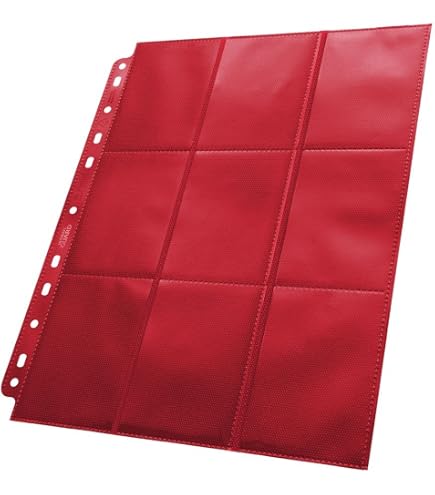 50 Pages à Poches Ultimate Guard - Ouverture Latérale 18 Poches - Pour Cartes à Collectionner