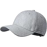 GADIEMKENSD Unstructured Wool Baseball Caps Winter Warm Hat Adjustable