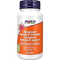 NOW Supplements, Advanced Gamma E Complex, Mixed Tocopherols & Tocotrienols, Antioxidant Protection*, 60 Softgels