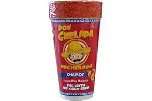 Don Chelada Michelada Chamoy Cup, 1 Pack Of 12 Cups,