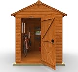 Tiger TigerFlex Shiplap Apex Shed 8x6 ft Single Door Wooden Garden Storage view 4