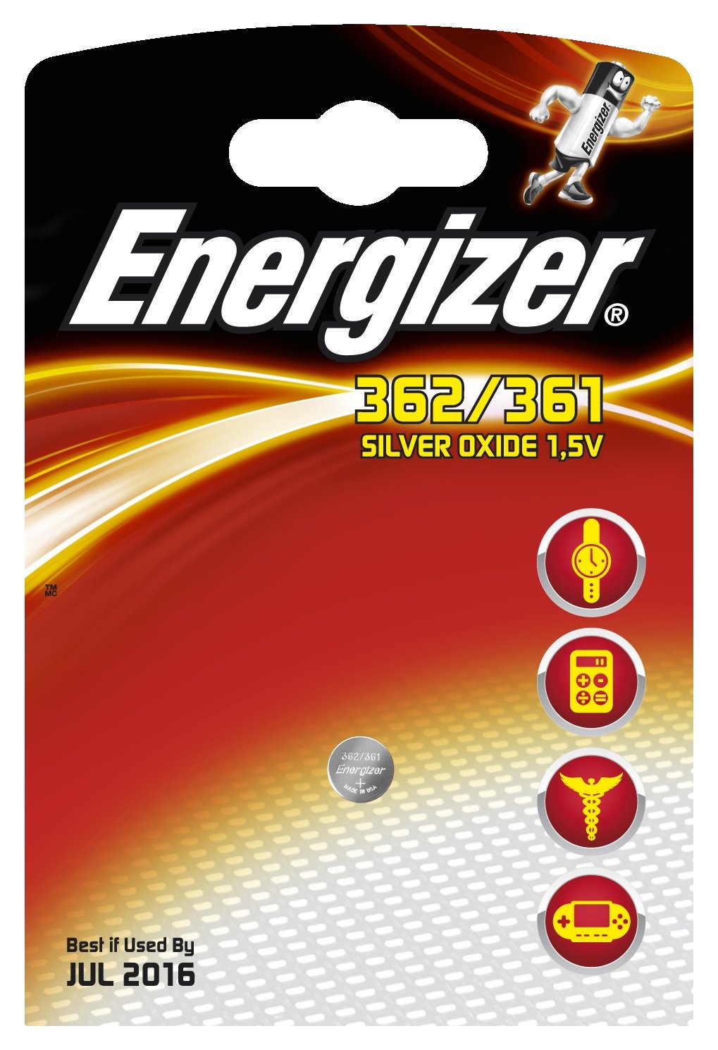 Energizer Watch Button Cell 362