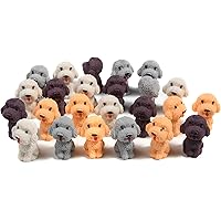 24 Pcs Animal Pencil Erasers Toppers,Pencil Top Erasers,3D Cute Dog Cap Easters Desk Pet Erasers for Kids