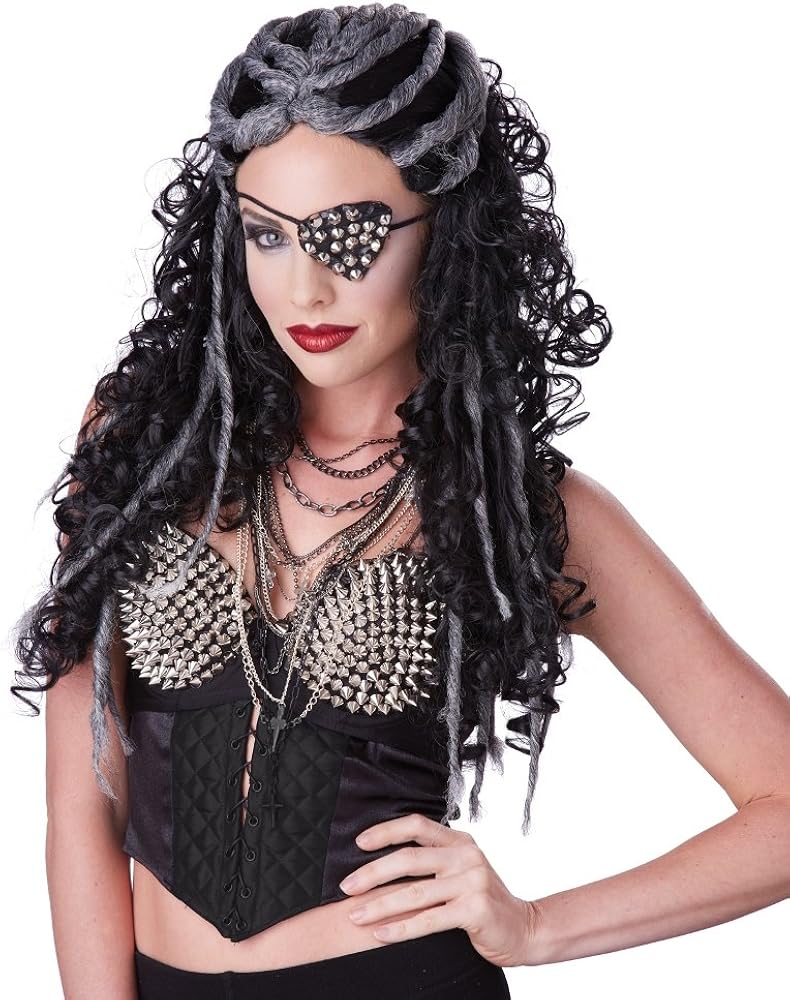 California Costumes Women S Dreadful Wig Punk Rock Steampunk