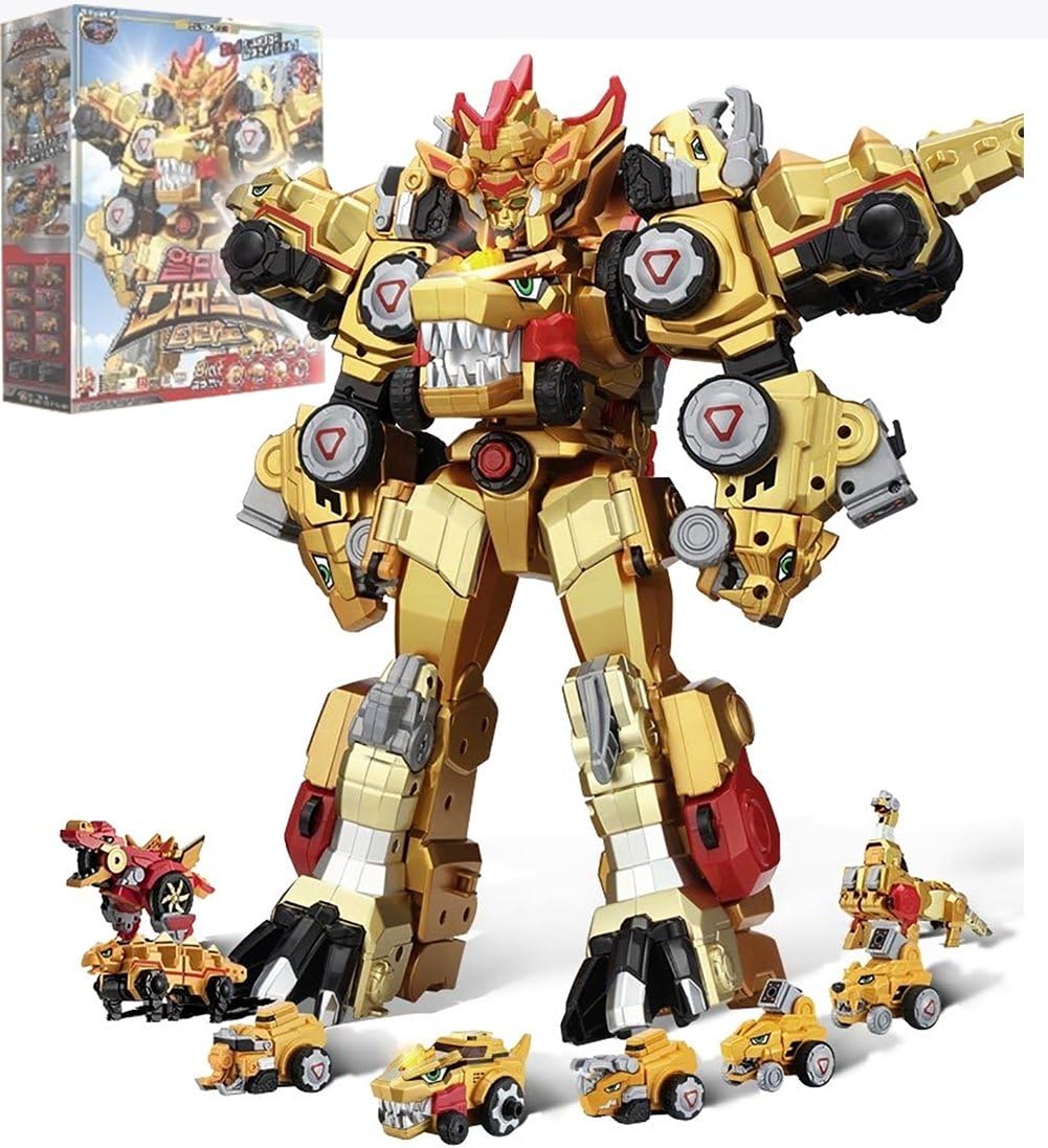 Dinocore Dino Core Season 3 Ultimate D Black/Blue Tyrannotm 8Level Transf Chinese Robot Toy