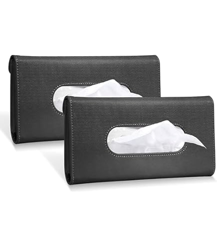 Lot De 10 Recharges Mouchoirs Voiture - 30 Feuilles Par Paquet, Blanc, Pour Pare-soleil - 9