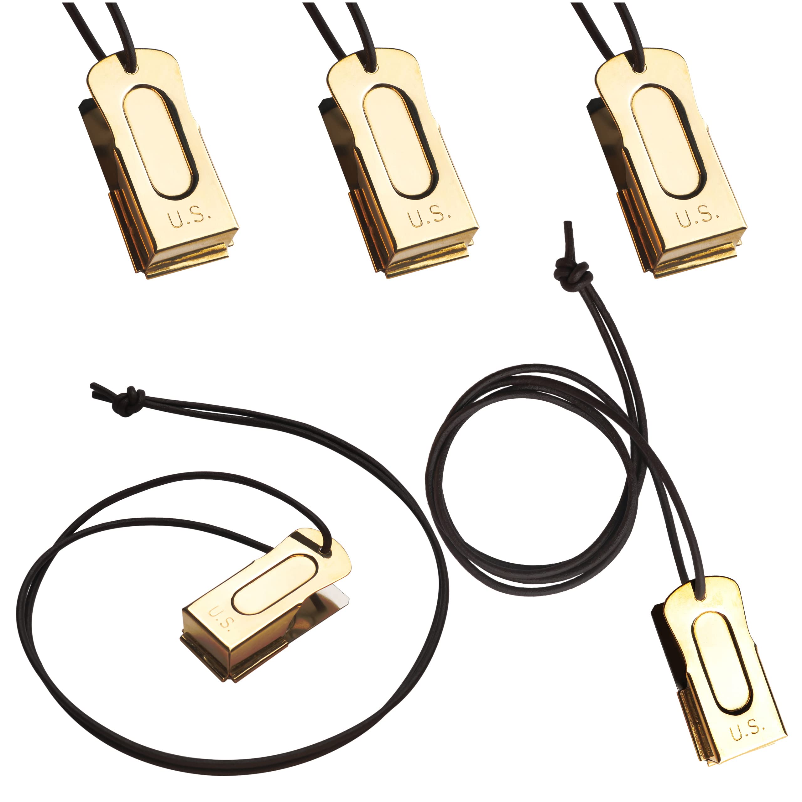 Mythrojan Brass and Steel Pet Training Clicker Puppy Dog Training Cricket Clicker U.S. Engraved WII Military Gear Metal Clicker (Clicker (Pack of 5 Pcs))