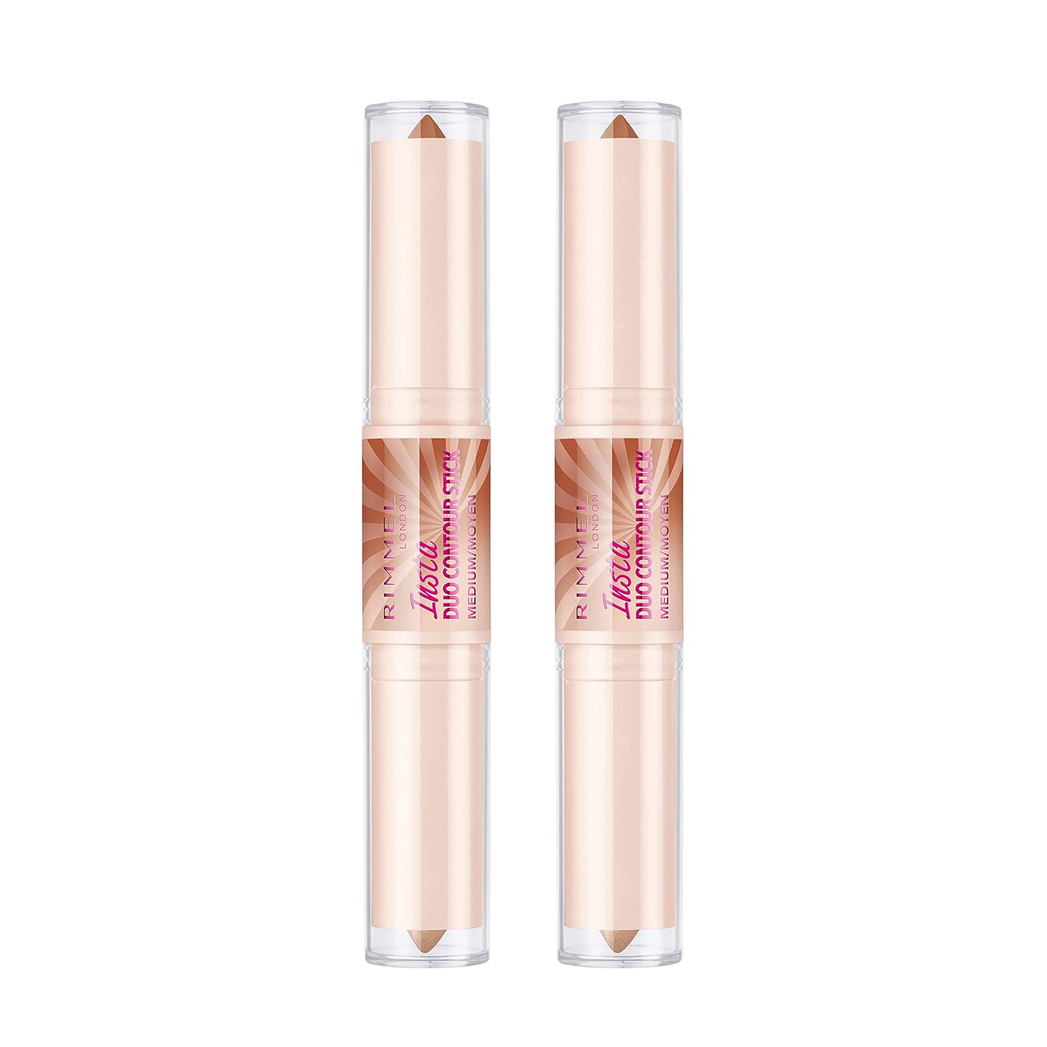 Rimmel Insta Contour Duo Stick, Light, 0.28 Ounce : Beauty