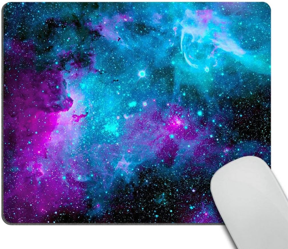 Wasach Mouse Pad pad-001 Galaxy Customized Rectangle Non-Slip Rubber Mousepad Gaming Mouse Pad, MultiColor 02, 241L x 201W mm