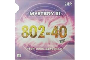 61SECOND 729 Friendship 802-40 Mystery III Short Pips Out Table Tennis Rubber Sheet (2.2mm)