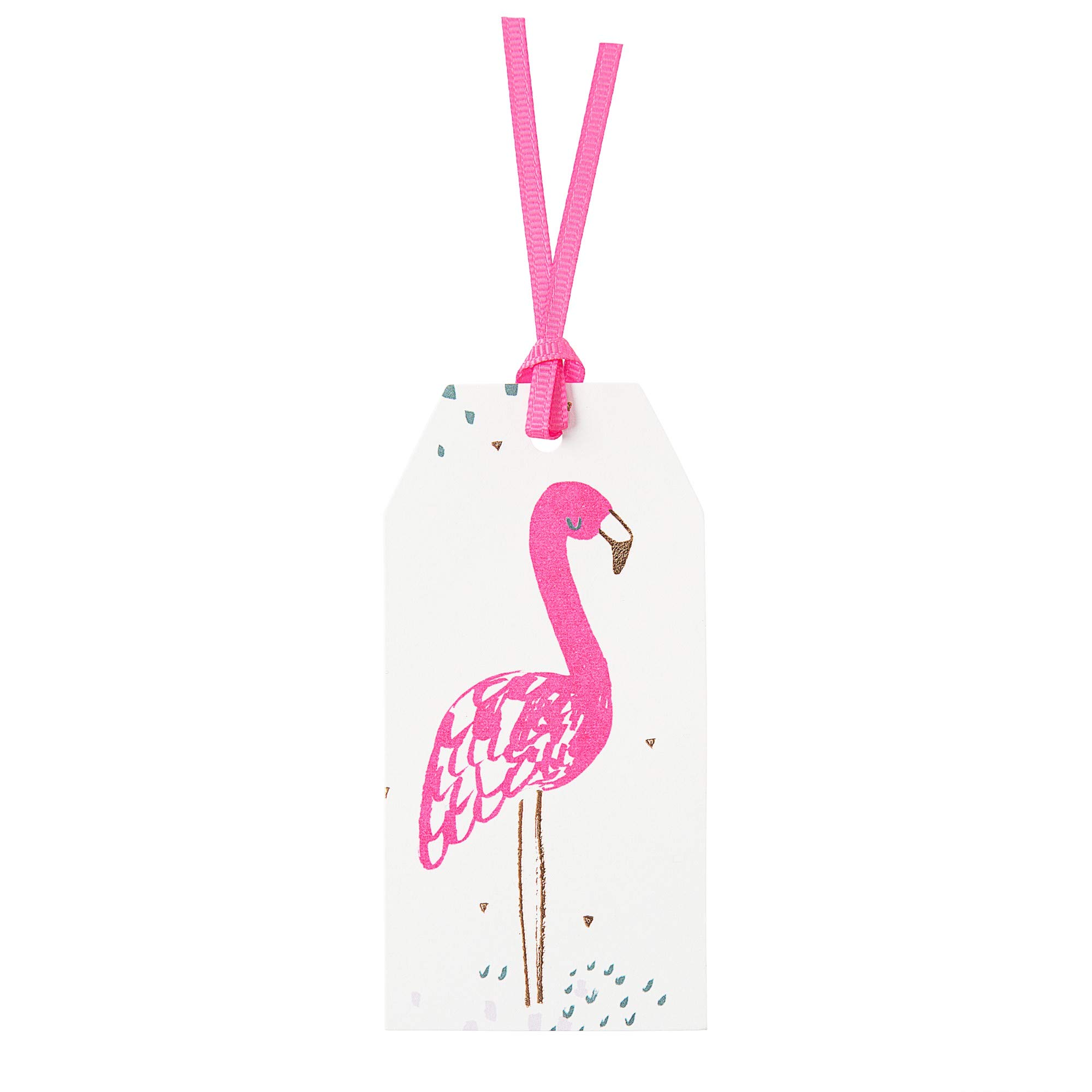 Hotchpotch Neon Flamingo Gift Tags (Pack of 6)
