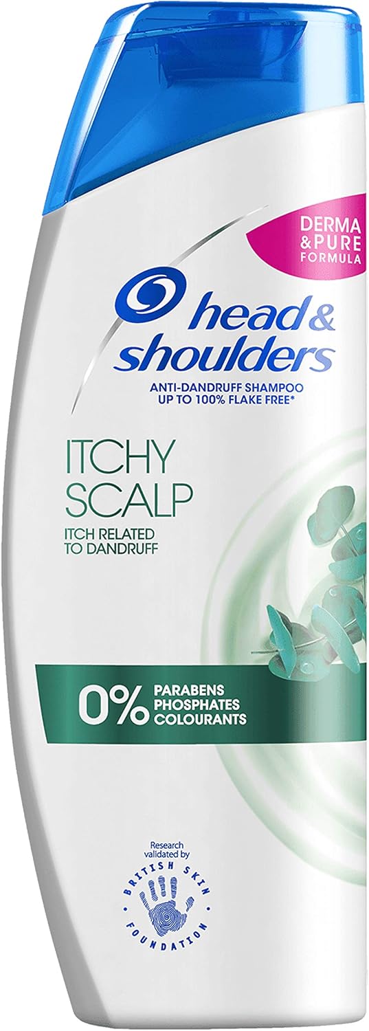 Head n Shoulders Itchy Scalp Shampoo 250ml, WHITE, 6 g (Pack of 1)