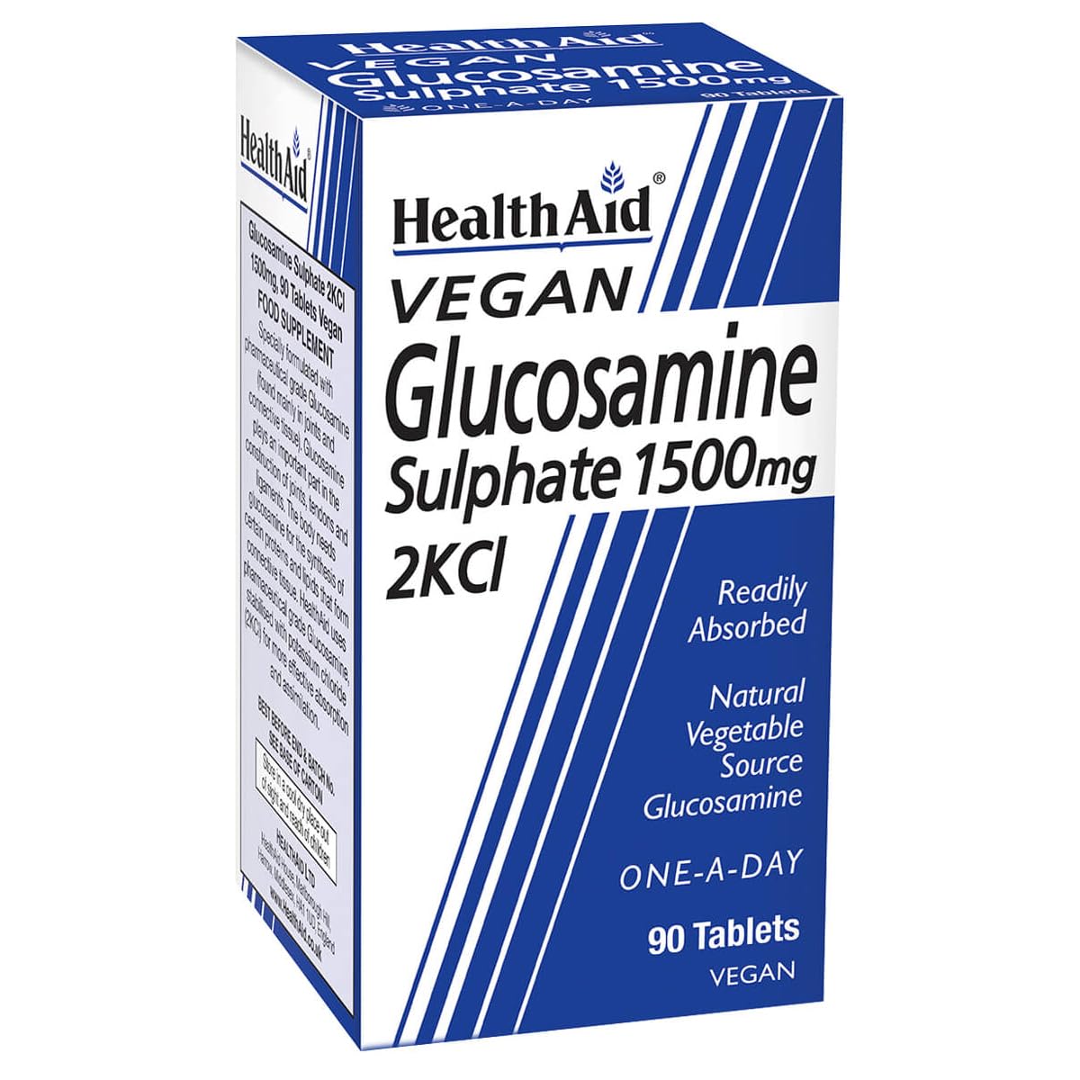 HealthAid Glucosamine Sulphate 2KCl 1500mg - 90 Tablets
