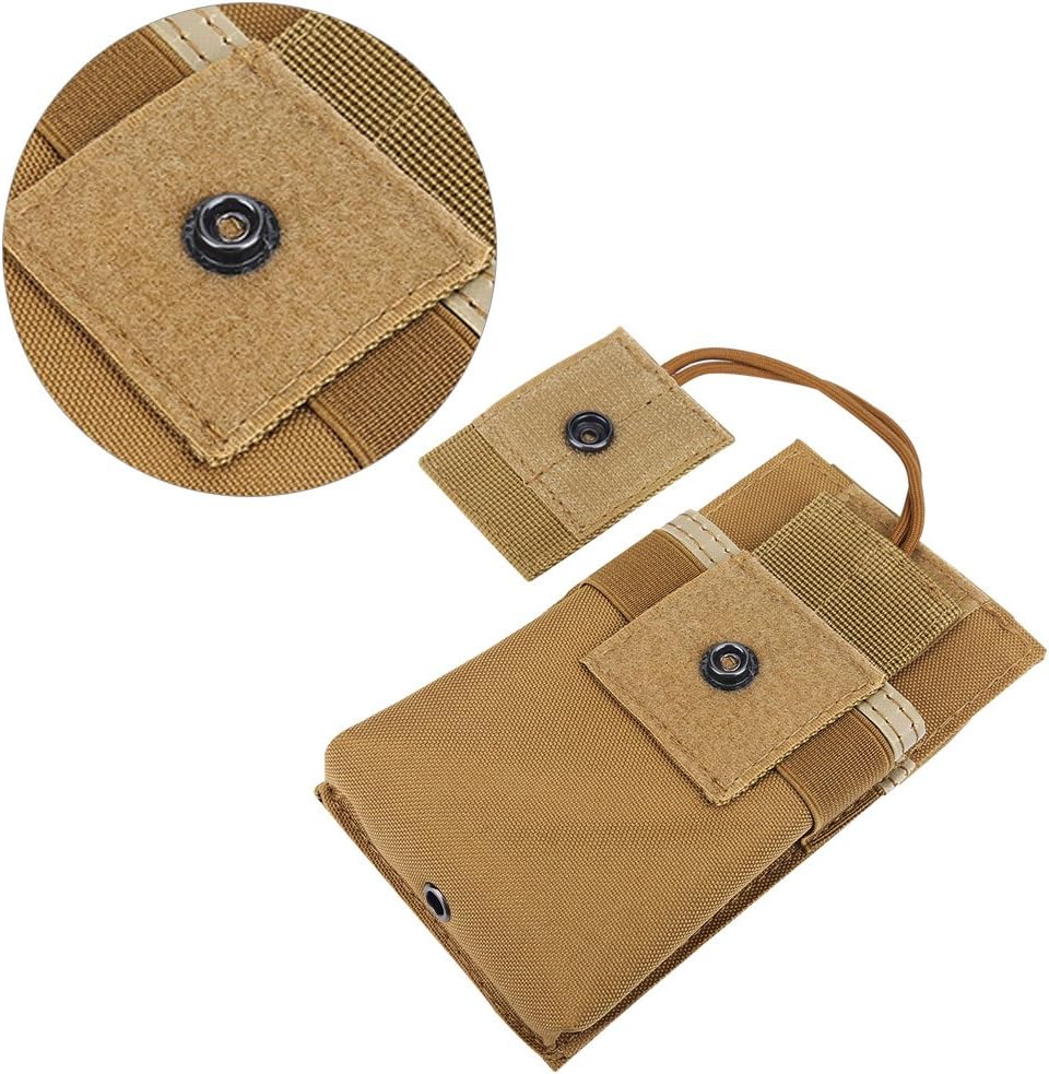 Tbest Tactical Molle Radio Pouch For Belt, Phone Police Radio Holder