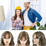TMBMLPP 6 Pack Clear Safety Glasses Eye Protection Goggles Lab Work view 5