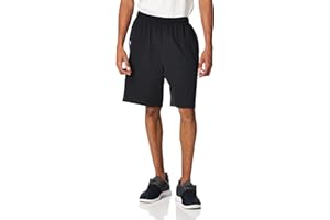 Russell Athletic Men's Relaxed Fit 9" Cotton Shorts with Pockets, Adjustable Elastic Waist, Sizes S-4X
